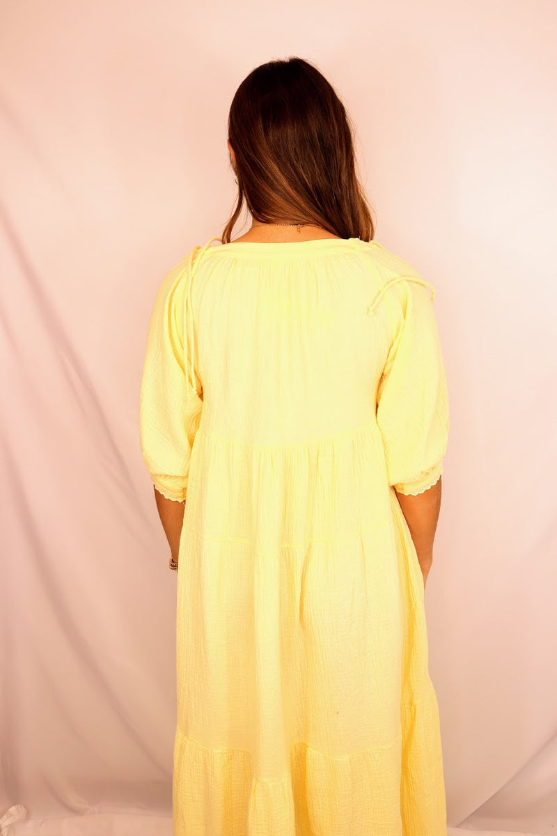 Sweetest Thing Dress Yellow