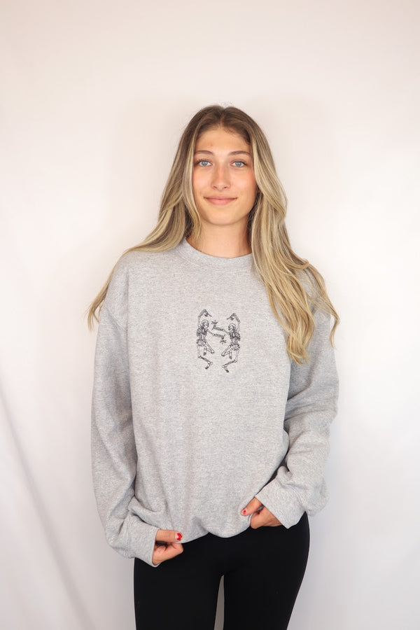 Halloween Skeletons Crewneck Sweatshirt