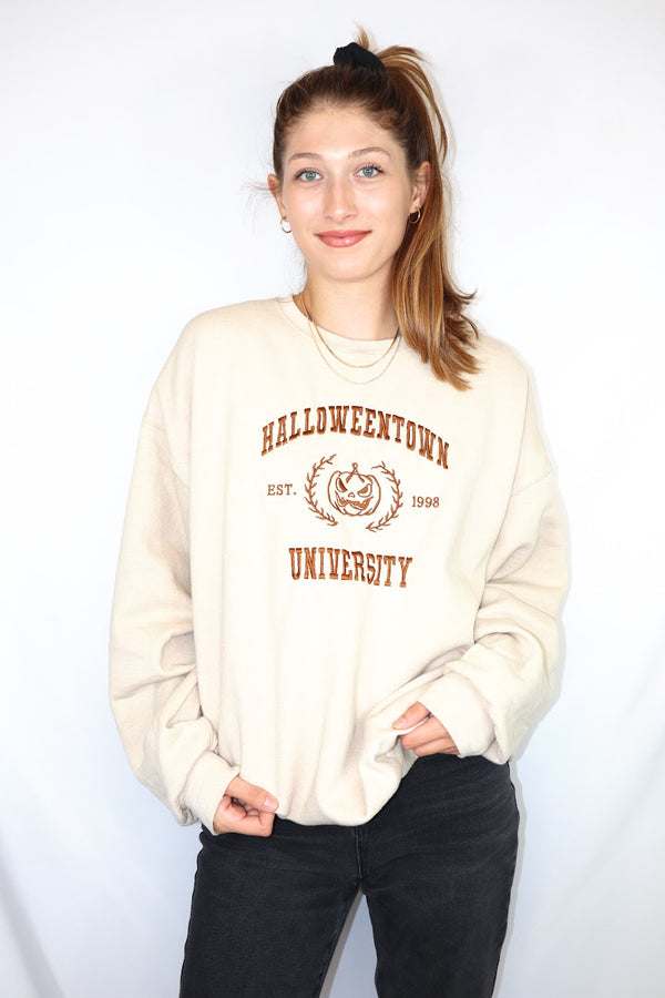 Halloweentown Crewneck Sweatshirt Off White