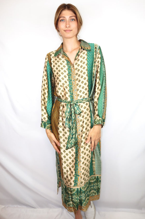 Monet Dress Emerald Sahara