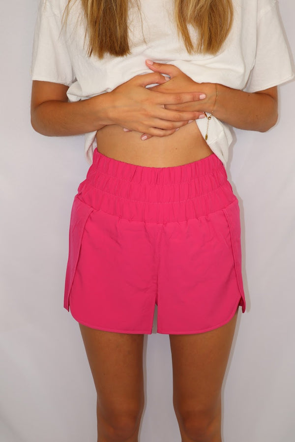 Athletic Shorts - Hot Pink