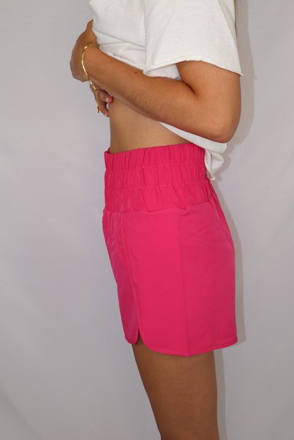 Athletic Shorts - Hot Pink
