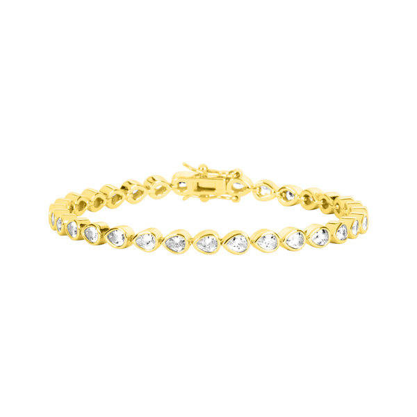 LILY TENNIS BRACELET GOLD