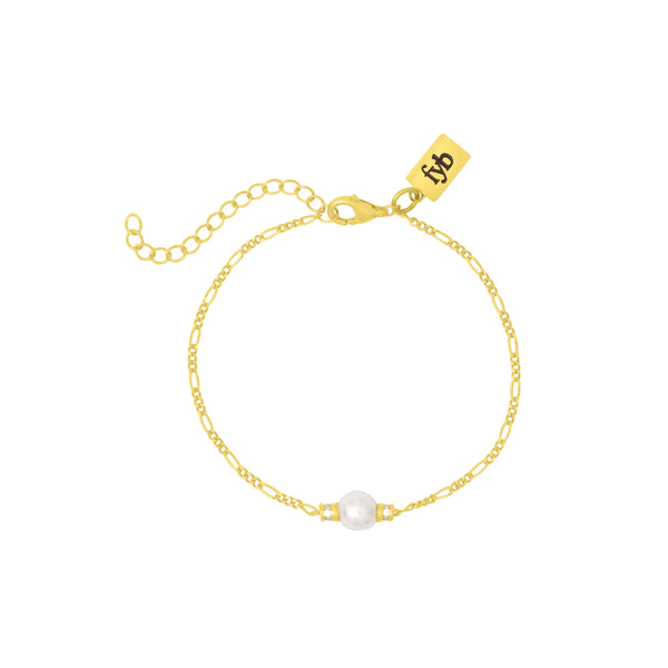 ODETTE PEARL BRACELET GOLD - GOLD