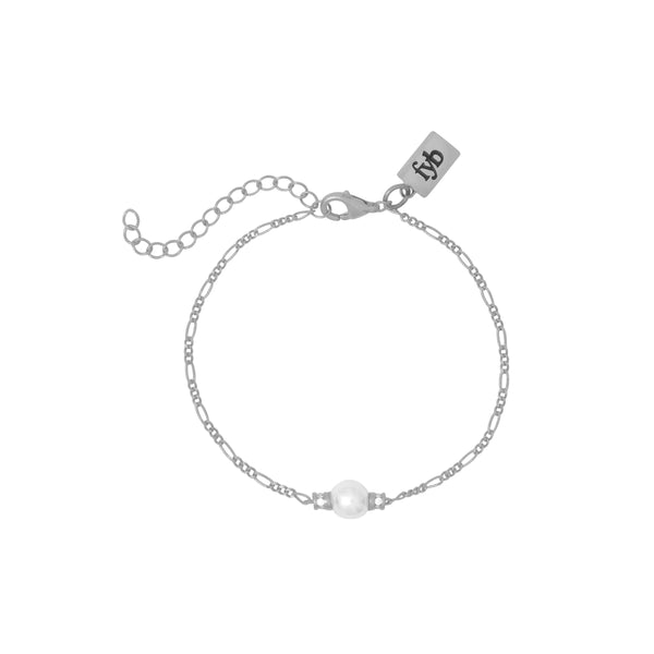 ODETTE PEARL BRACELET SILVER