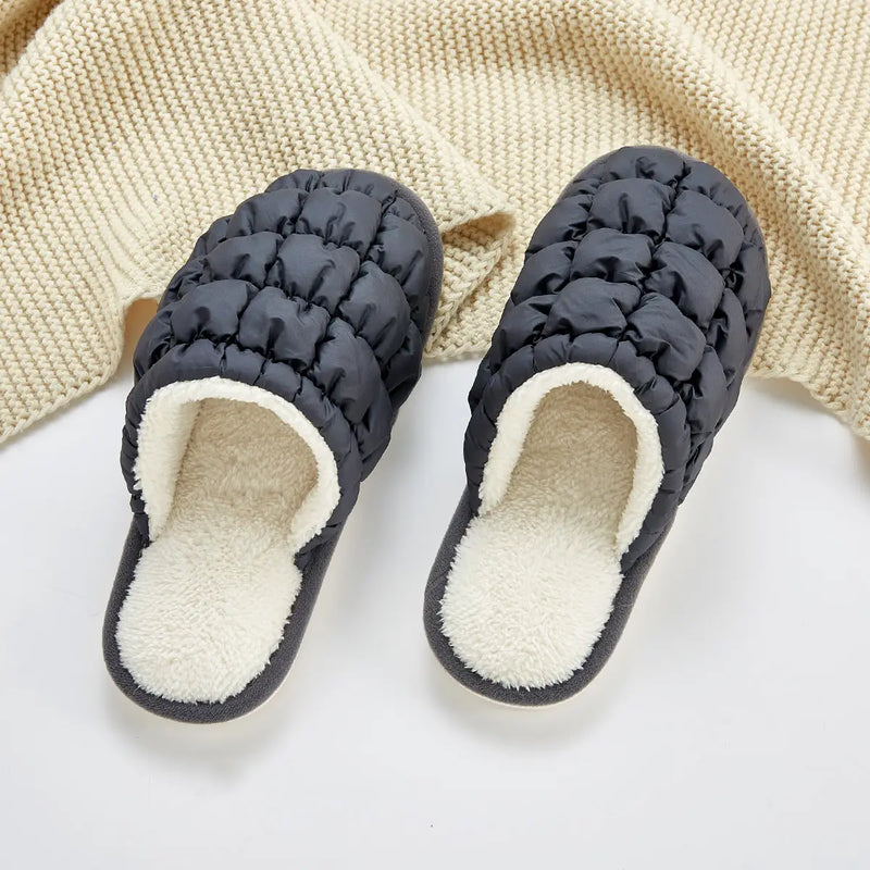 Bundle Up Slippers Dark Grey