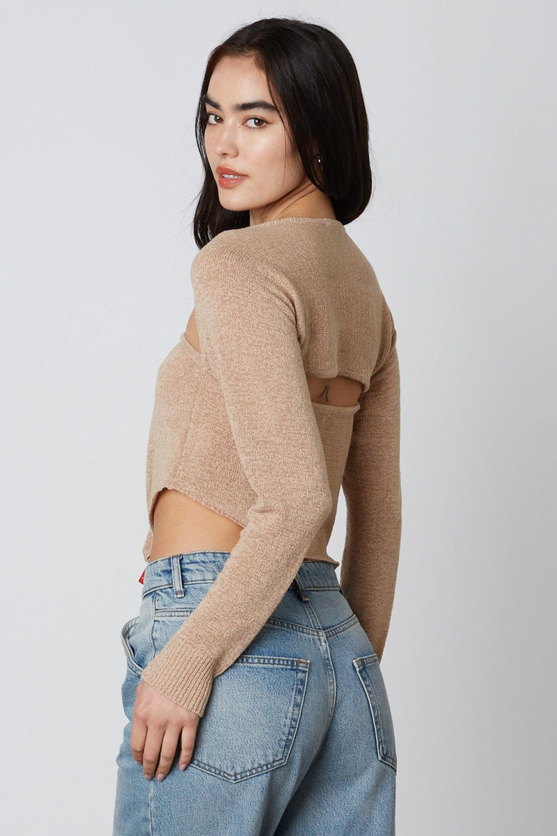Hallie Sweater (tube top sold separately)
