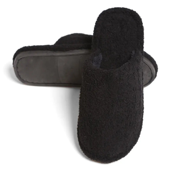 Home Sweet Home Slippers Black