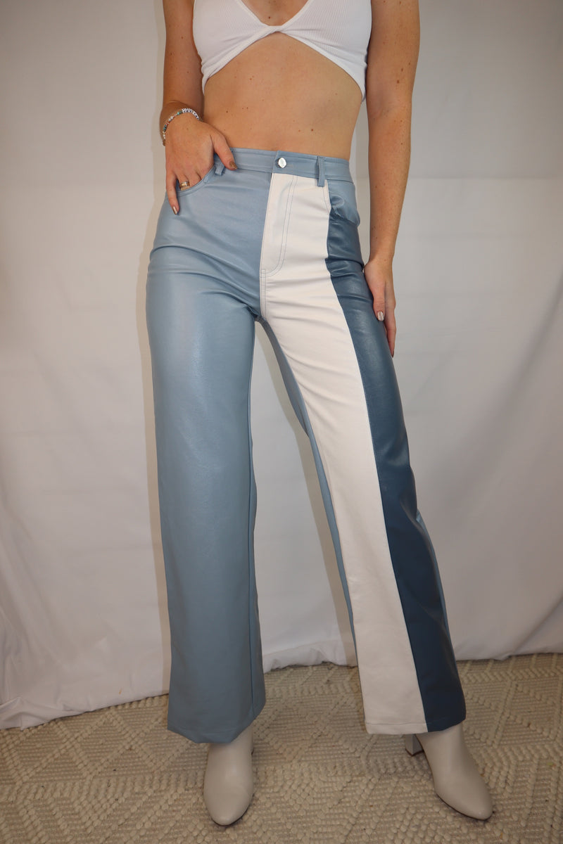 Cassie Vegan Leather Pants